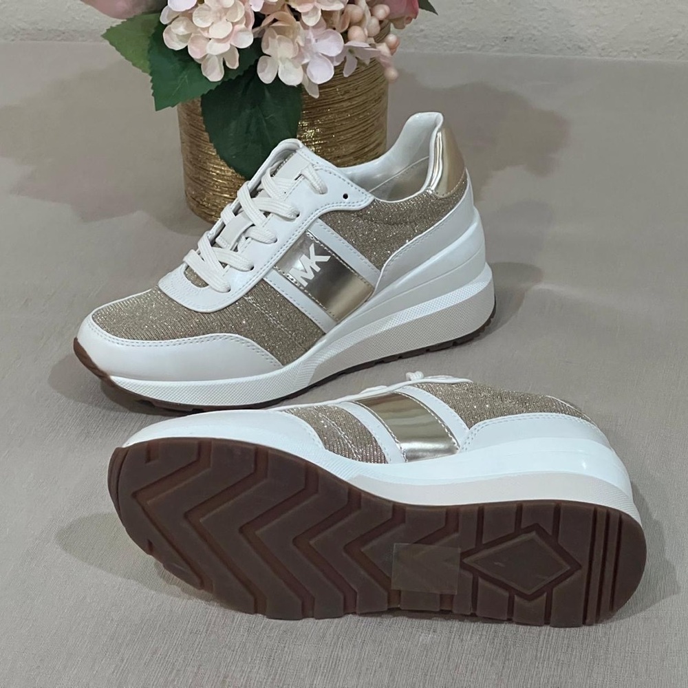 Michael Michael Kors Mabel Wedge Sneaker- Women’s. New - Picture 5 of 9